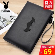 Playboy mens handbags casual mens bags handbags business hand envelopes small bags