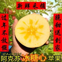 10 Jin Xinjiang Aksu rock sugar heart red Fuji apple fruit