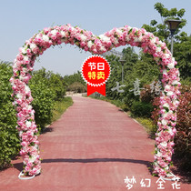 New Arches Wedding Flower Door Flower Stand Wedding Window Scene Props Opening Celebration Festival Supplies Silk Flower Arch