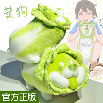 Genuine vegetable elf vegetable dog doll pillow sleeping doll Tanabata gift Cabbage dog doll Plush toy