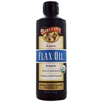  New Date American Barleans Flax Oil Organic Flaxseed Oil with Lignophenol OMEGA473ml