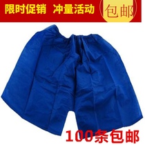 Disposable underwear men and womens flat corner health underwear foot therapy sweat steam beauty boxer non-woven shorts