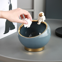 Porch entrance door creative key storage box lipstick makeup brush coffee table living room debris table trash can