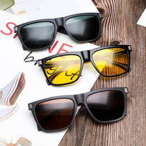 Sunglasses 2021 New Tide Street shot round face glasses men driving glasses anti ultraviolet fishing sports cycling polarized