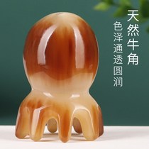 Horn octopus massage comb head skin acupoint meridian anti-static massage Hair Loss carry comb