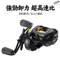 Pool blade anti-explosion line Luya water drop wheel high-speed than far-throw micro-objects left and right hand water drop wheel fishing line wheel gun handle fishing wheel