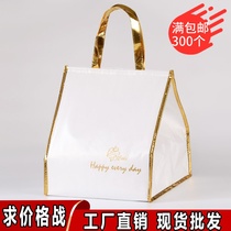 Customized aluminum film Non-woven bag takeaway Seafood Express cake insulation bag cold handbag heat insulation bag tote bag