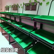 Function stairs Multi-function display rack Display cabinet Fruit supermarket vegetable rack Fruit thickened commercial vegetable storage shelf