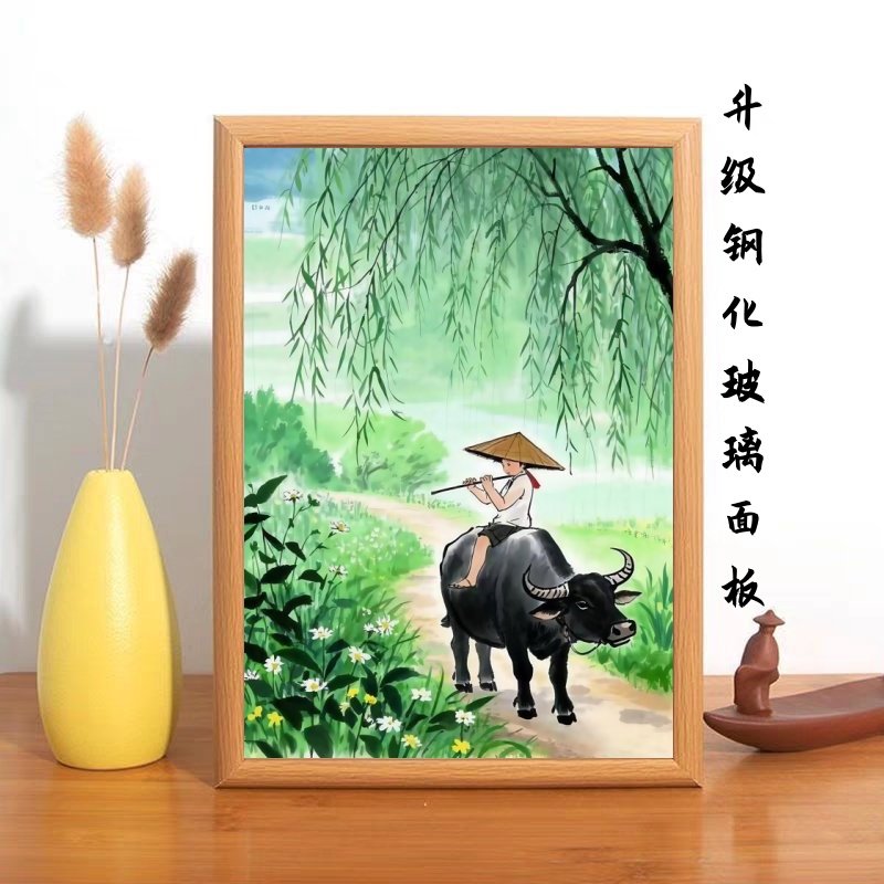牧童骑牛挂画-牧童骑牛挂画促销价格、牧童骑牛挂画品牌- 淘宝