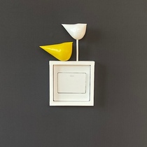 Minimalist home switch patch Decorative Wall Patch Socket protective casing Lovely shielded Decorative Frame Solid Wood Rim Switch Sleeve