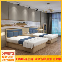 Hotel Guesthouse Furniture Single Bed 1 2 m Mark Rooms Complete custom Minroom Hotel Bed Apartment Quick room bed