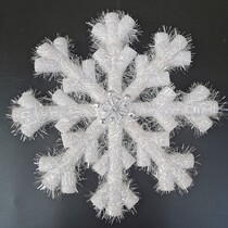 Christmas Snowflake Decoration Children Performance Dance Stage Snowflake Props Solid Simulation Snowflake Foam Hanging Accessories