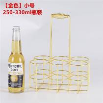 KTV beer rack Beer portable rack Beer rack Stainless steel display rack Beer basket storage rack Wine picker