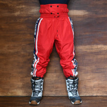 88 Korea good-Eight trendy toe ski pants mens and womens red string thick lamb cashmere warm