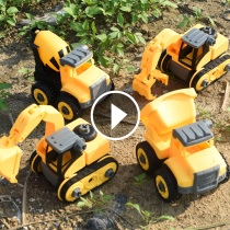 Assembly of children disassembly engineering car assembly detachable screw screw puzzle intelligence four-year-old boy toy hands-on ability