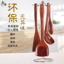 State style wood shovel non-stick pot special high temperature resistant long handle anti-hot wood spatula stir-fry shovel Wood shovel home