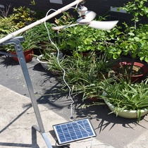 Solar fan high-power ceiling fan yurt mosquito net can be equipped with electric fan small dormitory usb interface household