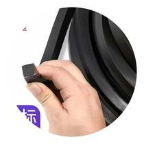Yongda fluorine rubber strips fluorine rubber flat strips fluorine rubber square strips sealing strips perfluorinated ether rubber square strips acid and alkali resistance