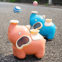 Baby Toys Blown Ball Spray Music Small Elephant Suspended Ball Children Electric Universal Baby Dolly 1 1-3-6
