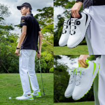 Golf shoes 2021 four seasons men's casual shoes automatic rotating telescopic shoelace nail-free shoes men's sports shoes