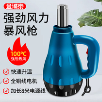 Stone special high temperature storm gun Strong industrial hair dryer heating drying gun Blowing water washing car blowing drying hot air gun