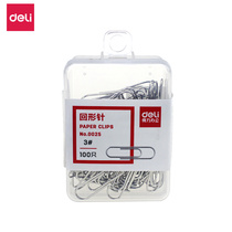 Power Paper Paper Paper 100 Boxes Nickel-plated Silver Pendback Office Binding Stationery No. 3 Paper Pins Metal Metal Anti-rust Creative Bookmarks Boxed U-shaped Needles