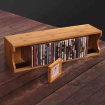 CD storage rack PS4 game disc rack Desktop CD rack Solid Wood Blu-ray disc game disc rack CD rack