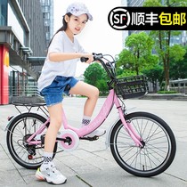  Phoenix brand childrens variable speed bicycle 6-8-9-10-12 years old 18 inch 20 girl princess student bicycle