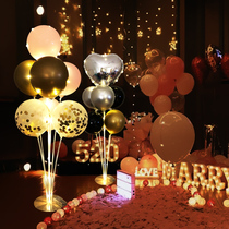 Table Setting column baby birthday luminous balloon party theme scene floating proposal romantic surprise decoration