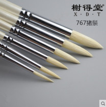 Elysee Hall 767 Oil Painting Brush Bristle Round Head Pointed Oil Painting Paint Pen Acrylic Pigment Goute Brush Pen Cover