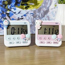  Creative cartoon cute student problem-making timer can be mute reminder time manager kitchen alarm clock magnetic suction