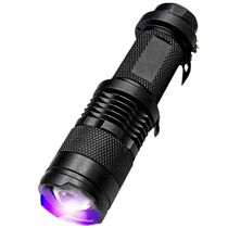 Rechargeable white light money detector Rechargeable purple light enhanced version to identify counterfeit money flashlight Banknote tools UV portable