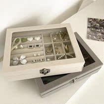  Jewellery containing box plush cloth large capacity suede cloth case 2022 new ring necklace with high level of sensation
