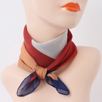   Square towel womens summer oversized and variable small scarf womens spring and autumn wild pullover scarf small silk scarf summer sunscreen face