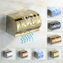 Toilet toilet tissue box Punch-free waterproof toilet paper holder Bathroom toilet paper roll paper pumping toilet paper box creative