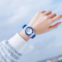  Childrens watch boys waterproof and fall-proof boys primary school students 10 years old 12 cute girls girls pointer quartz watch