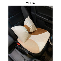 Car seat cushion winter plush warm thickened light luxury high-end single-piece seat cushion car seat cover single butt pad