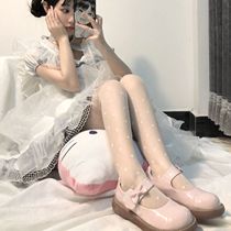 Mary Jane shoes white stockings children sweet jk Academy style thin lolita Korean version of Loli pantyhose bottom socks