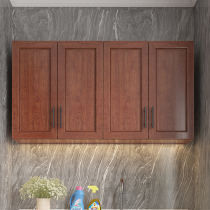  Space aluminum balcony mirror cabinet Wall-mounted bathroom bathroom mirror cabinet storage cabinet Wall cabinet integrated shelf locker