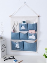 Cloth pocket storage wall hanging door door back bag Hanging bedroom pylons bag Sundries bag supplies Wall hanging finishing
