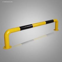 Parking space stopper steel pipe blocking lever U-shaped parking car wheel locator metal channel steel blocking lever