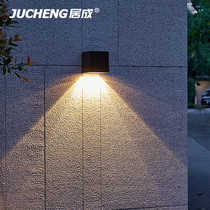Solar Lamp Outdoor Courtyard Lamp Balcony Decoration Arrangement Atmosphere Light Villa Street Lamp Home Outdoor Waterproof Wall Lamp