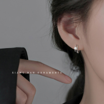 XIGN Pearl Earrings Woman 925 pure silver 2023 new exploits light extravagant and small crowdsourced high sense minimalist ear accessories
