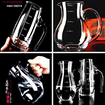 Thickened small tie pot bartender KTV foreign wine white wine red wine wine dispenser Wine jug Decanter 500ml glass