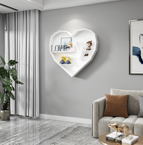 Bookshelf Wall living room wall decoration shelf rack solid wood wall laminate shelf wall-mounted storage rack