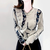 Early autumn 2021 sweet salt fried street round neck thin knitted base shirt female design sense niche wear coat
