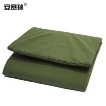 Anserui labor insurance thickened mattress army green mat single bed dormitory unit winter warm mat cotton pad