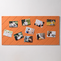 Photo wall-free bedroom decoration baby Nordic ins style creative personality Nordic self-paste Net red photo