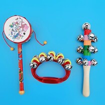 Rattle baby old-fashioned gnawing music puzzle early education newborn hand rattle baby grip training toy