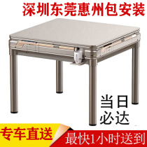 Roller coaster mahjong machine automatic dining table mobile dual-purpose four-home silent bag installation mahjong table sent in the same city